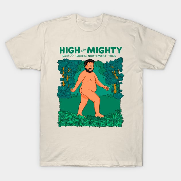 Gabrus Sasquatch PNW Tour T-Shirt by HighAndMighty